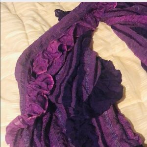 Beautiful Purple Tonal Scarf / Wrap